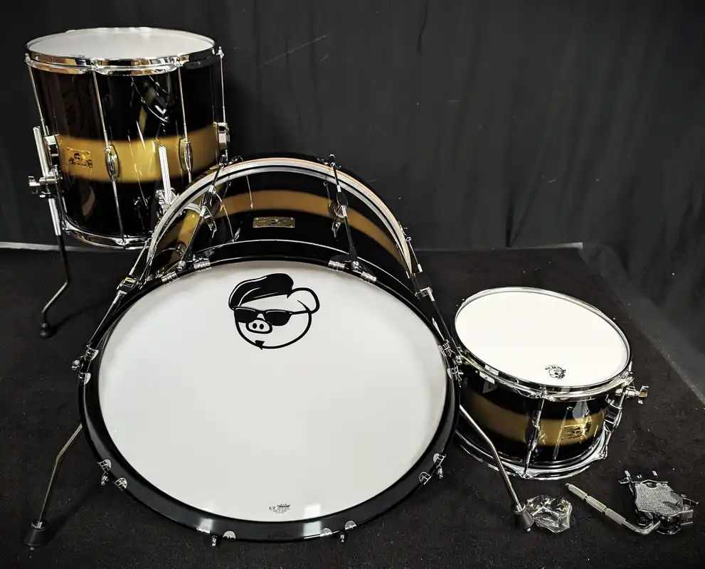 Best Choice Hip Pig Black Gold Duco 3-Piece Shell Pack– Dave's Guitar Shop
