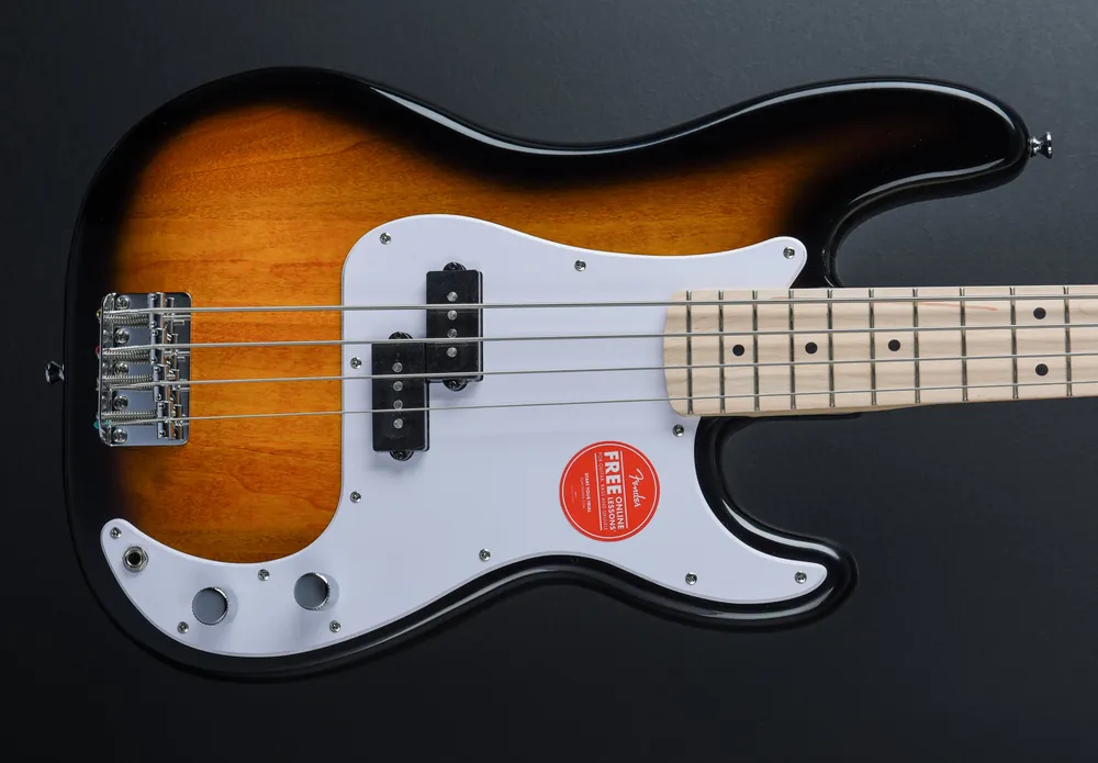 Grab Now Sonic Precision Bass - Two Color Sunburst w/Maple– Dave's Guitar Shop