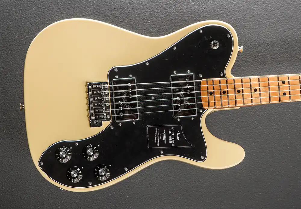 Reduced Price Vintera II 70's Telecaster Deluxe w/Tremolo - Vintage White– Dave's Guitar Shop