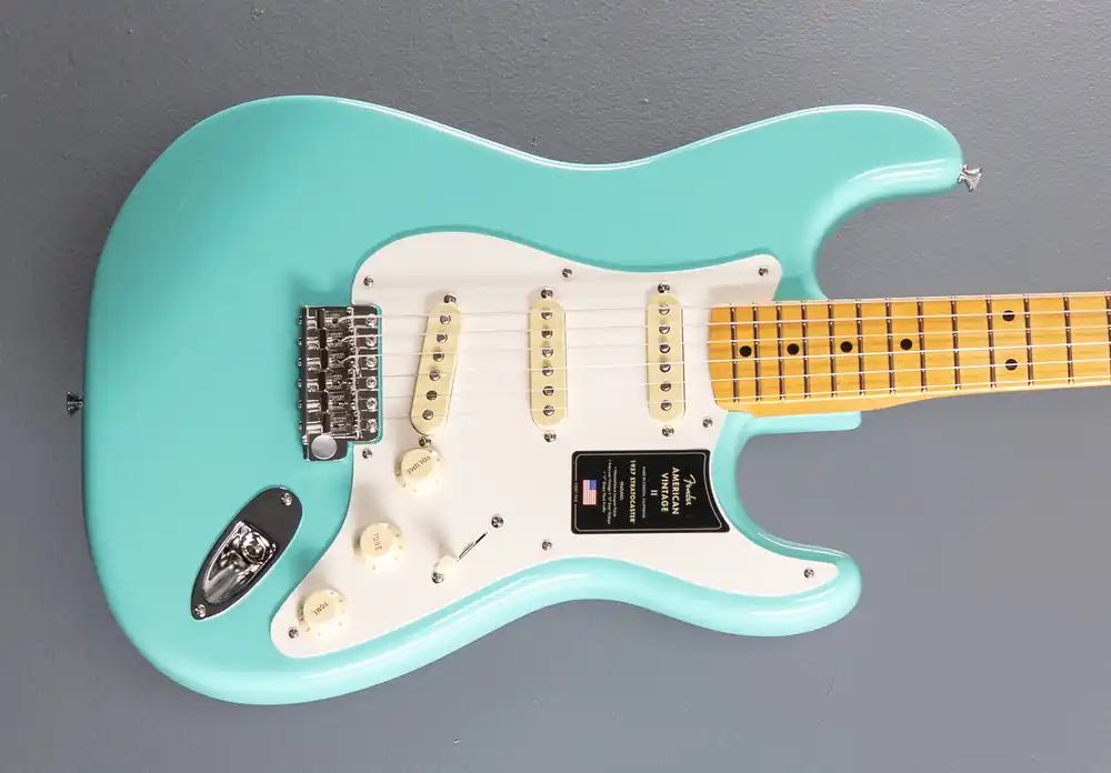 American Vintage II 1957 Stratocaster - Sea Foam Green– Dave's Guitar Shop Low Price