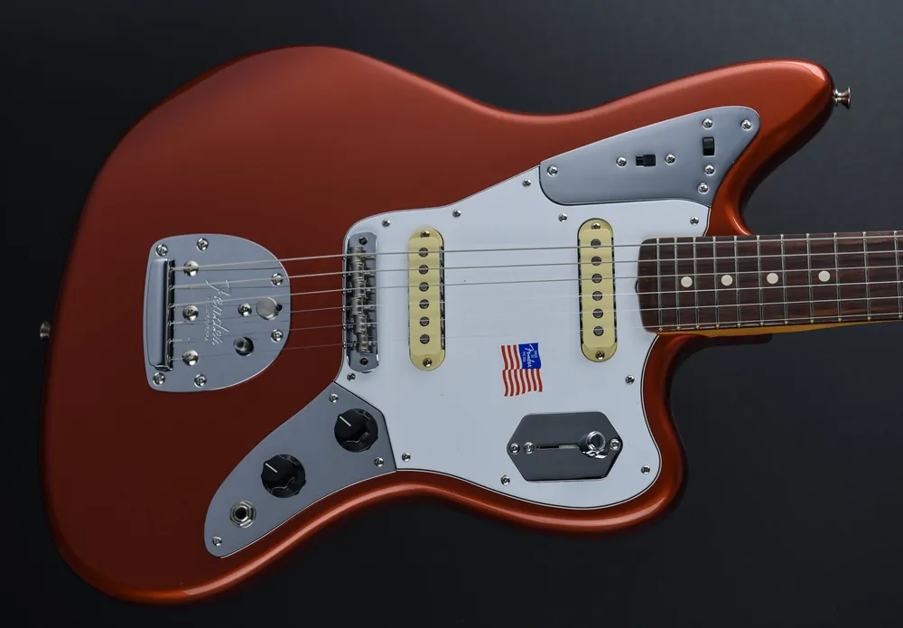 Affordable Johnny Marr Jaguar - Metallic KO– Dave's Guitar Shop