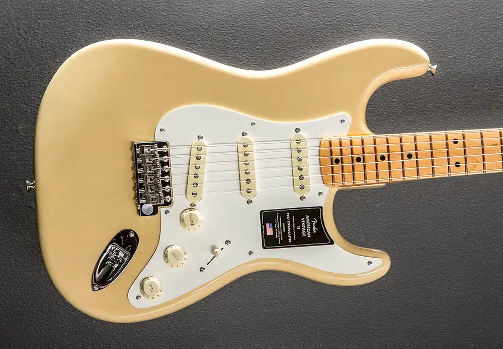 American Vintage II 1957 Stratocaster - Vintage Blonde– Dave's Guitar Shop Limited Time