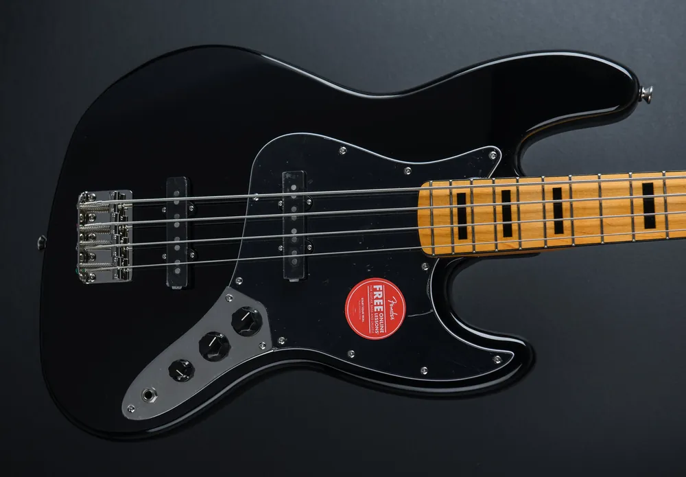 Classic Vibe 70's Jazz Bass - Black– Dave's Guitar Shop Hassle-Free Returns