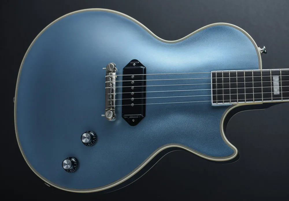 Secure Checkout Jared James Nichols "Blues Power" Les Paul Custom - Aged Pelham Blue– Dave's Guitar Shop