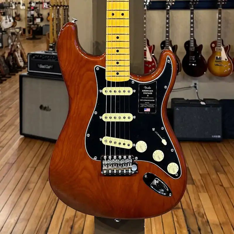 Buy Direct American Vintage II 1973 Stratocaster - Mocha w/Maple– Dave's Guitar Shop