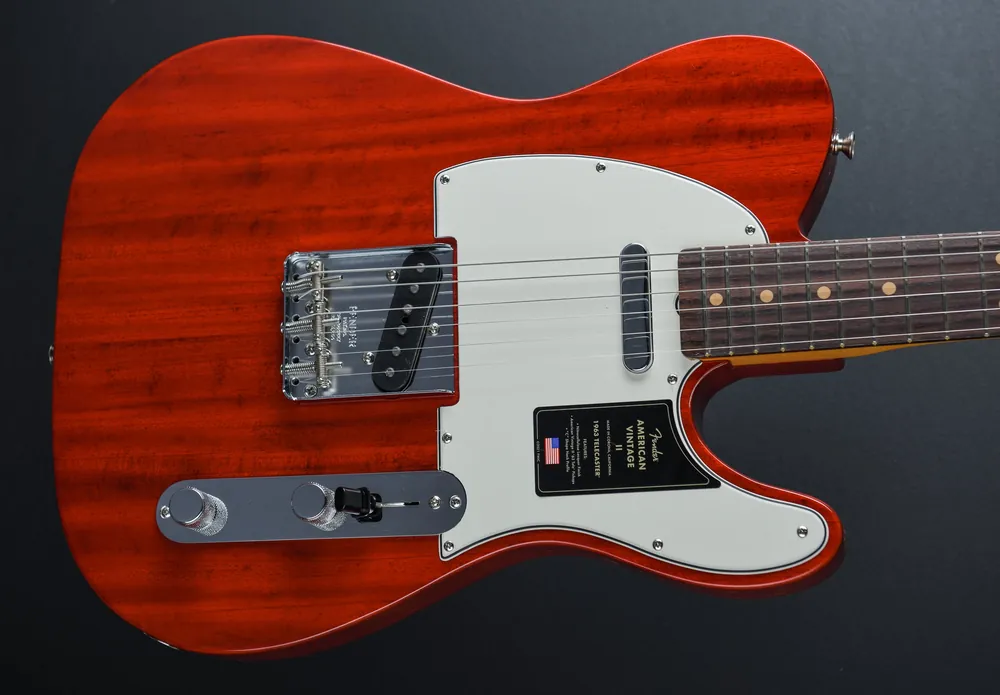 American Vintage II 1963 Telecaster - Crimson Red Transparent– Dave's Guitar Shop Time-Limited