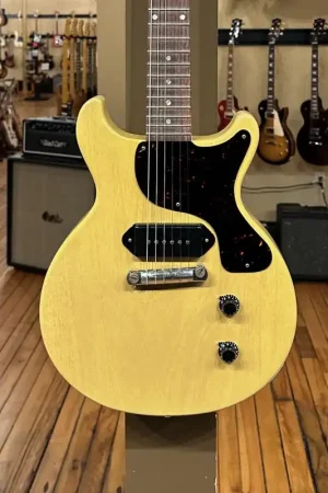 1958 Les Paul Junior Double Cut Reissue - TV Yellow– Dave's Guitar Shop Cheap