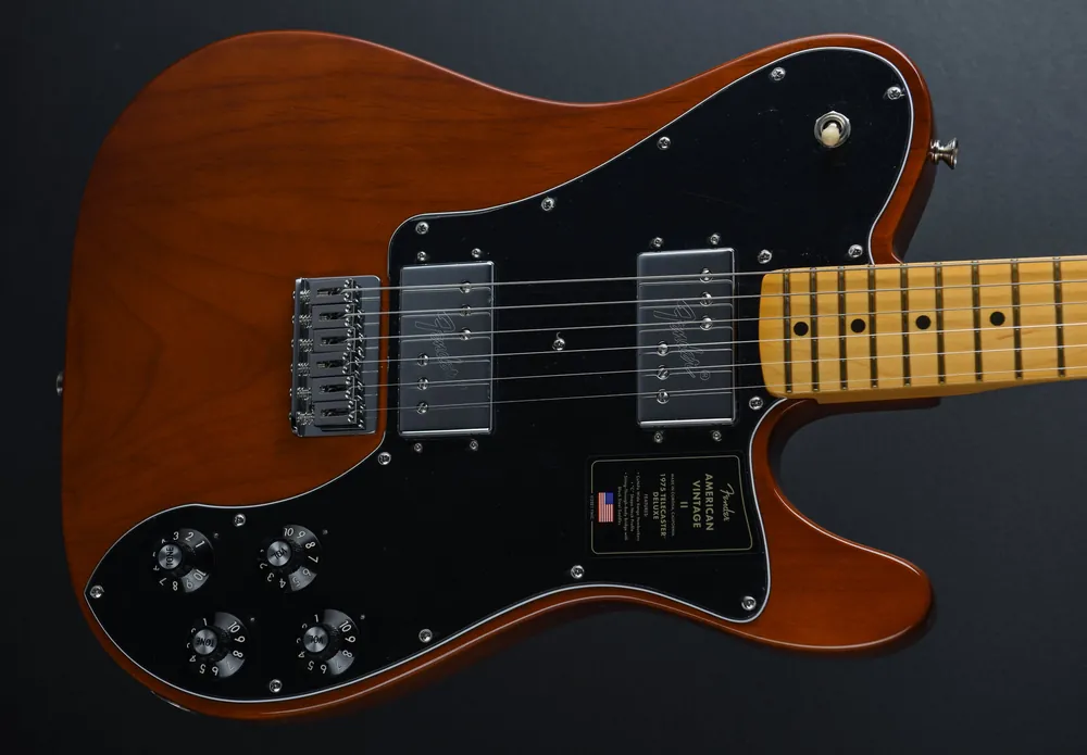 American Vintage II 1975 Telecaster Deluxe - Mocha– Dave's Guitar Shop New Arrival
