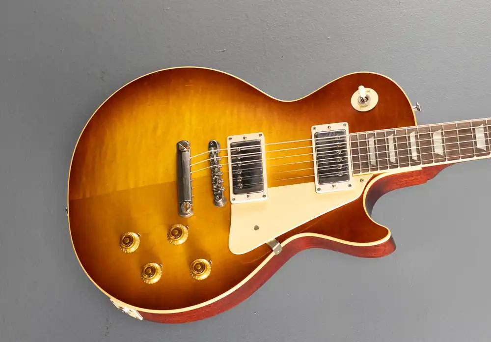 1958 Les Paul Standard Reissue - Iced Tea Burst– Dave's Guitar Shop Buy Direct