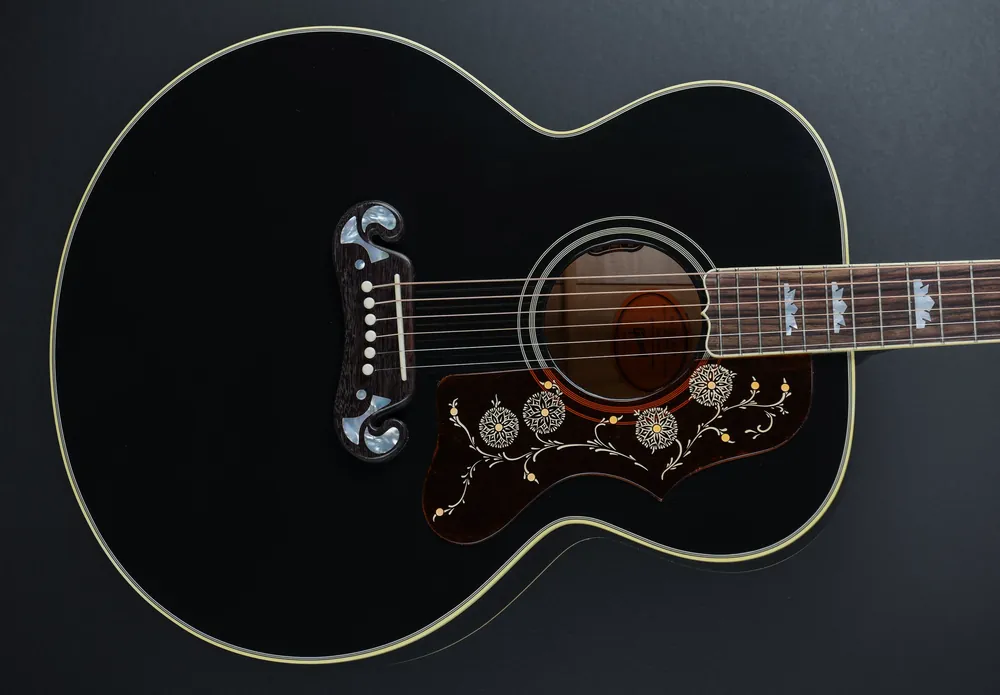 Elvis SJ-200 - Ebony– Dave's Guitar Shop Weekend Sale