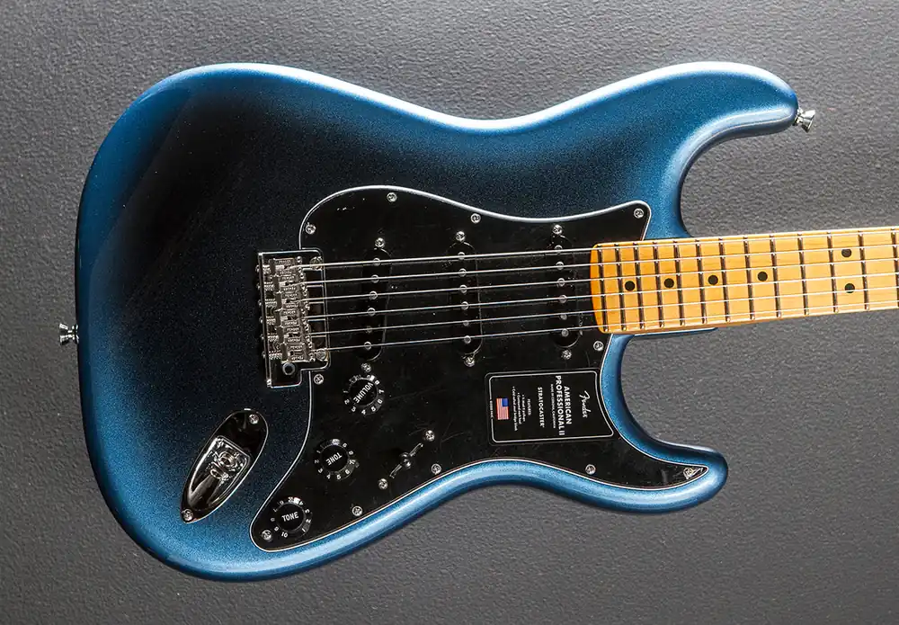 Brand New American Professional II Stratocaster - Dark Night w/Maple– Dave's Guitar Shop