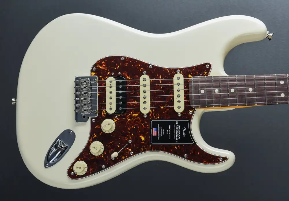Special Offer American Professional II Stratocaster HSS - Olympic White w/Rosewood– Dave's Guitar Shop