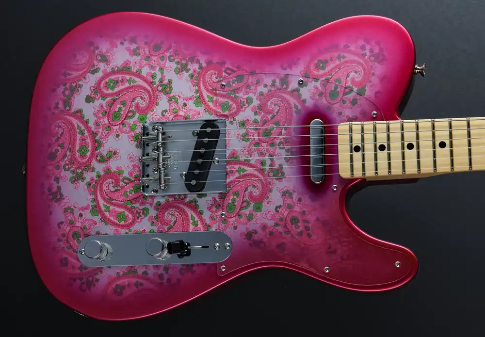 1968 NOS Pink Paisley Telecaster– Dave's Guitar Shop Crafted