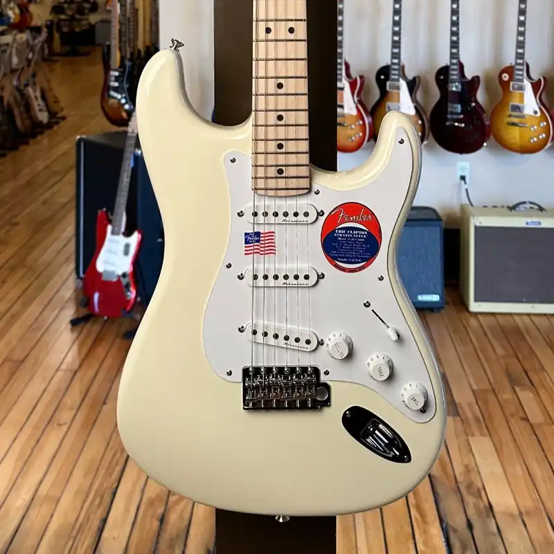Eric Clapton Stratocaster - Olympic White– Dave's Guitar Shop Seasonal Sale