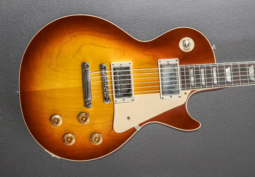 Free Shipping 1958 Les Paul Standard Reissue - Iced Tea Burst– Dave's Guitar Shop