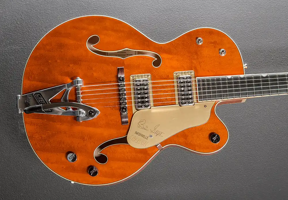 G6120T-BSSMK Brian Setzer Signature Nashville Hollow Body ’59 “Smoke” – Dave's Guitar Shop Wholesale
