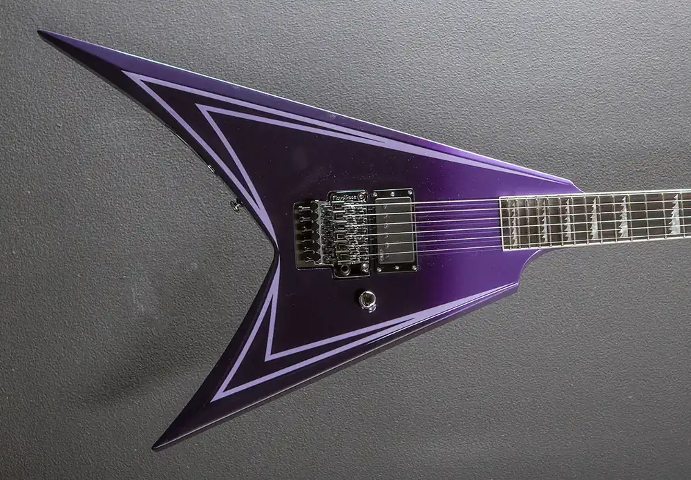 Must Have LTD Alexi Hexed - Purple Fade w/Pinstripes– Dave's Guitar Shop