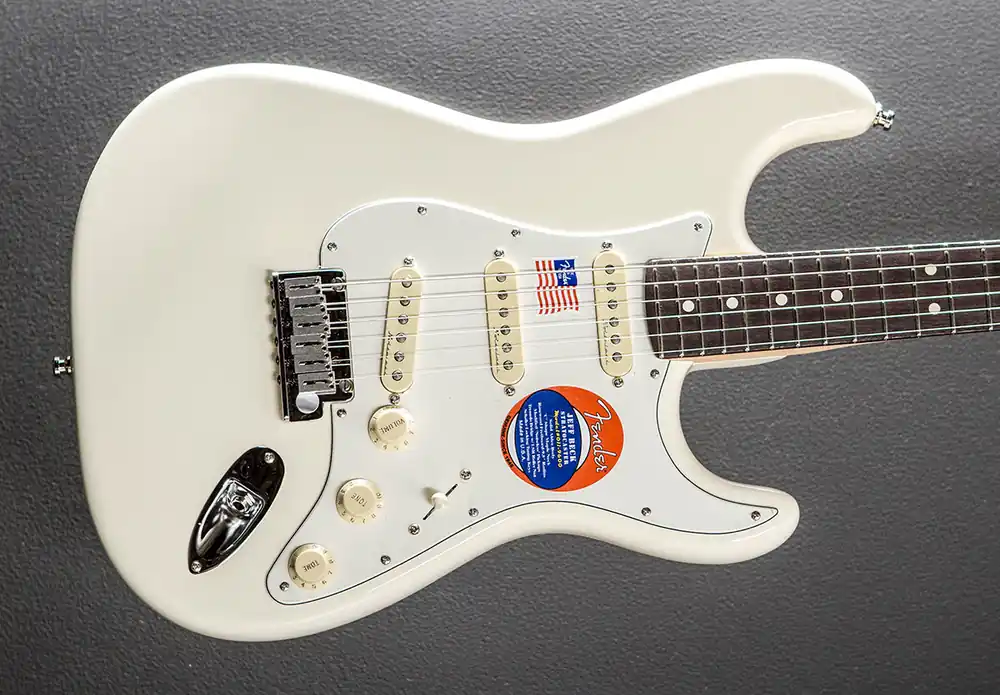 Jeff Beck Stratocaster - Olympic White– Dave's Guitar Shop Special Discount