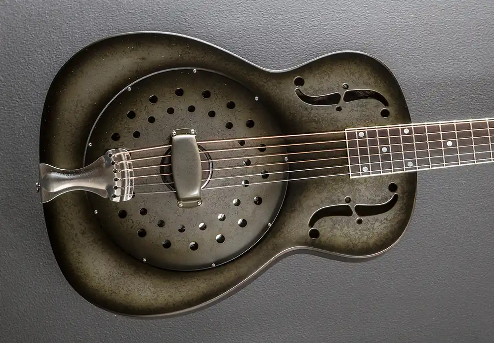 Collegian 14 Fret - Black Rust– Dave's Guitar Shop Super Sale