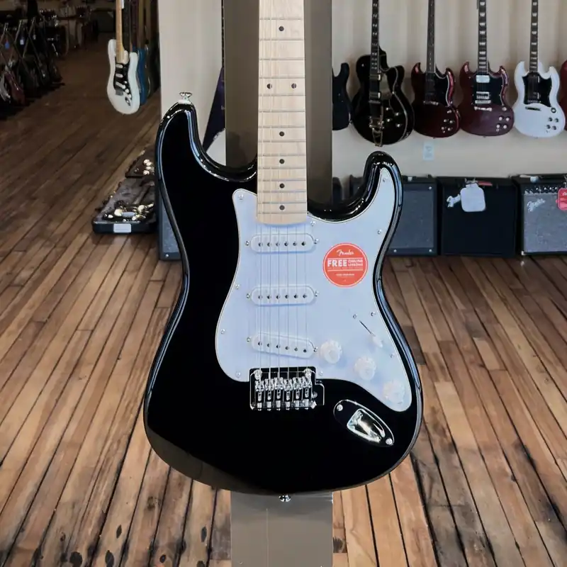 AFFINITY SERIES™ STRATOCASTER®-Black– Dave's Guitar Shop Limited Edition