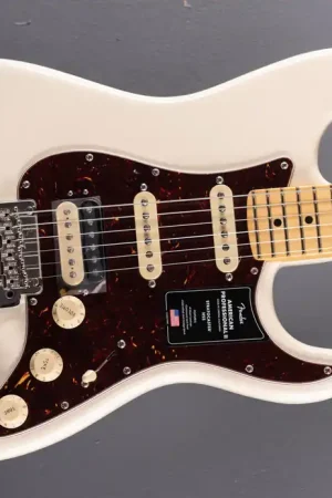American Professional II Stratocaster HSS - Olympic White w/Maple– Dave's Guitar Shop Get Yours