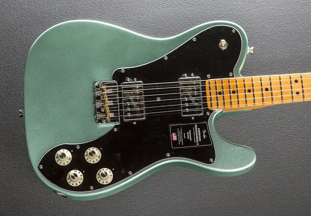 Certified American Professional II Telecaster Deluxe - Mystic Surf Green w/Maple– Dave's Guitar Shop