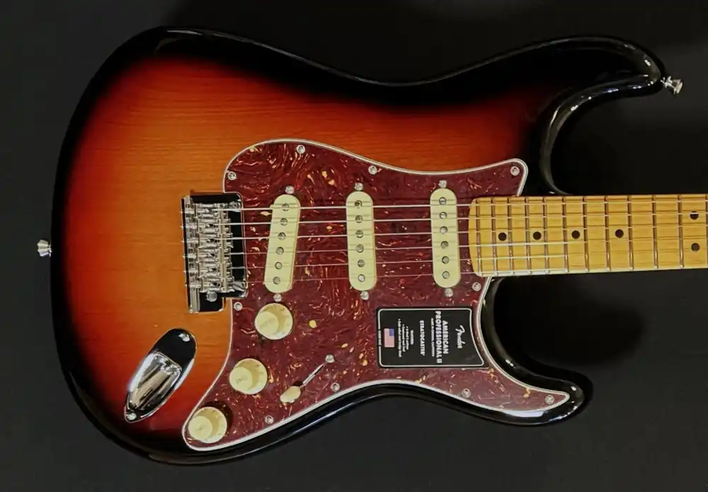 Buy Today American Professional II Stratocaster – 3 Color Sunburst w/Maple– Dave's Guitar Shop