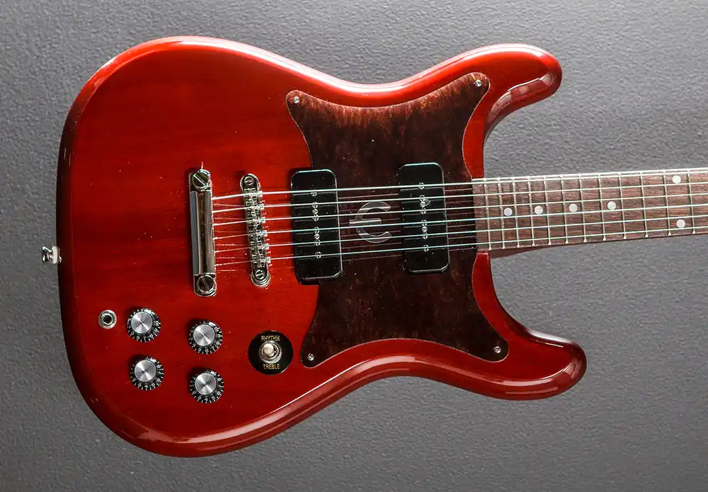 Free Delivery Wilshire P-90 – Cherry– Dave's Guitar Shop