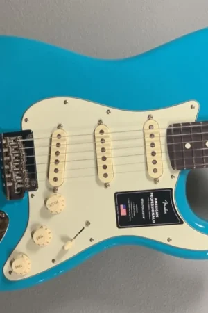Wholesale AMERICAN PROFESSIONAL II STRATOCASTER®- Miami Blue– Dave's Guitar Shop