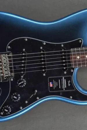 American Professional II Stratocaster – Dark Night w/Rosewood– Dave's Guitar Shop Buy Online