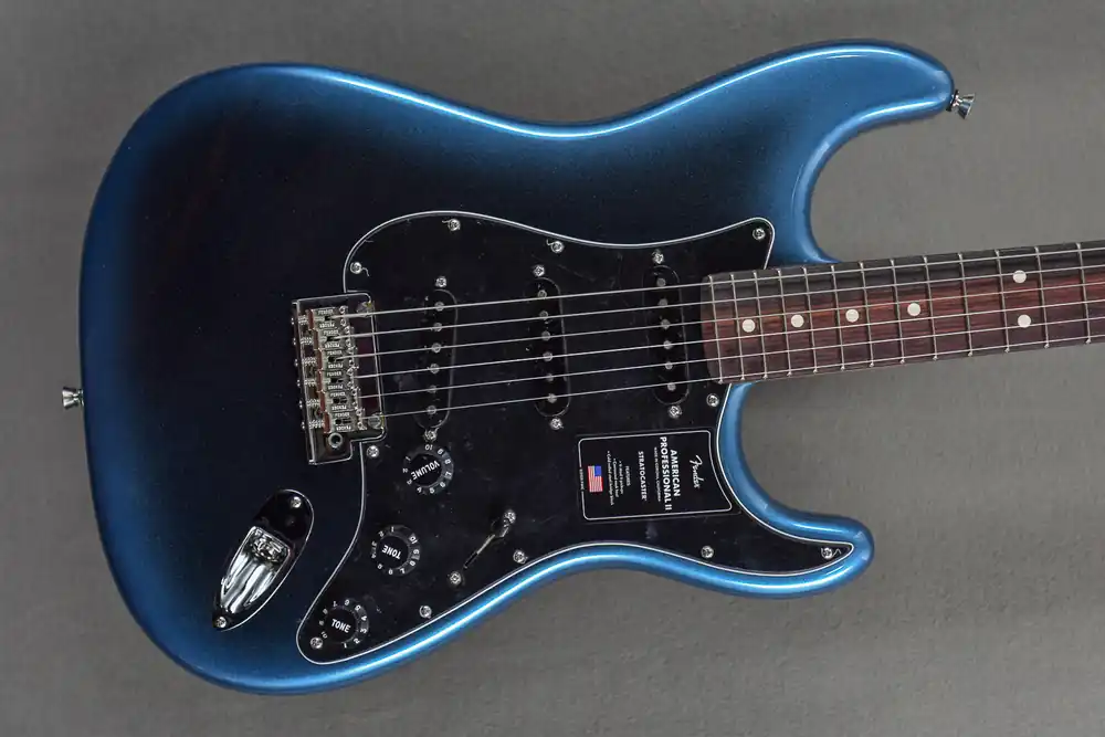 American Professional II Stratocaster – Dark Night w/Rosewood– Dave's Guitar Shop Buy Online