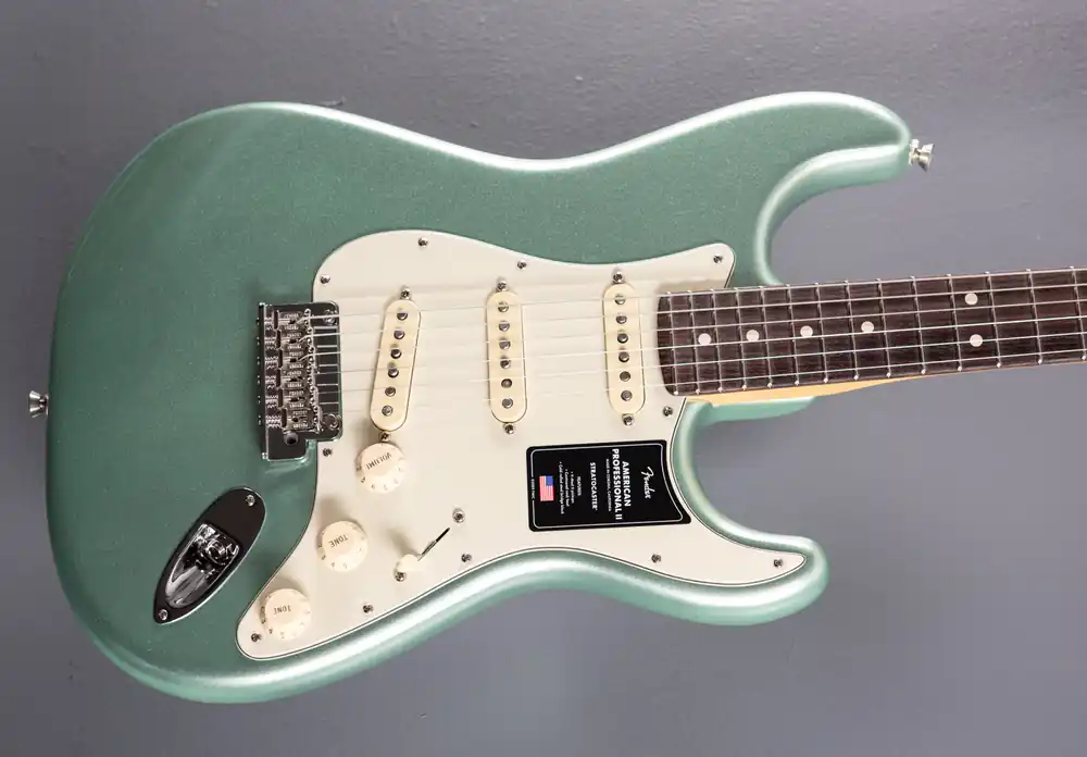 American Professional II Stratocaster - Mystic Surf Green w/Rosewood– Dave's Guitar Shop While Supplies Last