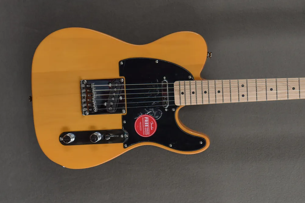 Money Back Guarantee Affinity Series Telecaster - Butterscotch Blonde w/Maple– Dave's Guitar Shop