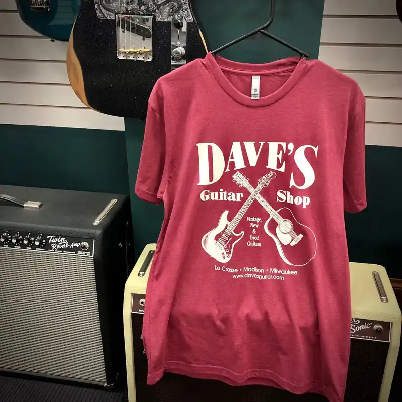 Original T-Shirt - Cardinal– Dave's Guitar Shop Genuine